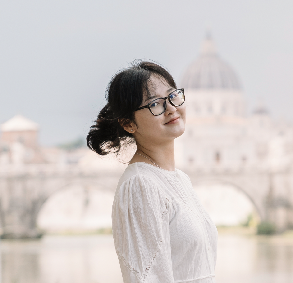 Natural-color studio portrait of Liên